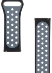 Tactical 267 Double Silicone Band Viedpulksteņu siksniņa 22mm / melns/pelēks