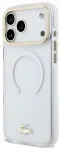 Lacoste IML Shockproof Petit Pique Gold Logo MagSafe Aizsargapvalks priek&scaron; iPhone 18 Pro Max