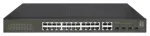 Switch LevelOne LevelOne GES-2128P łącza sieciowe Zarządzany L2 Gigabit Ethernet (10/100/1000) Obsługa PoE Black