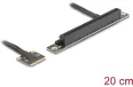 DELOCK Adapteris Mini PCIe ki&scaron;tukas į PCIe 3.0 x16 lizdą 90&deg;