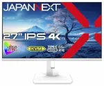 JAPANNEXT 68,6cm JN-IPS270UHD60F-C65W-HSP-W HDMI/DP UHD monitorius