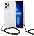 Guess GUHCP13XKPSBK iPhone 13 Pro Max 6,7" Transparent hardcase Black Pearl