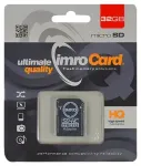 Imro memory card 32GB microSDHC cl. 10 UHS-I + adapter