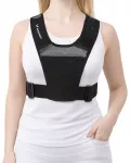 Wozinsky WKDB1 Reflective Running Vest - Black