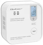 Qoltec Certified wireless Carbon monoxide (CO) sensor with battery | sensor service life 10 years | alarm 85dB | LED
