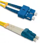 Qoltec Patchcord fiber optic SC/UPC - LC/UPC | Singlemode | 9/125 | G652D | Duplex | 2m