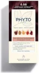 Phyto, Color, Permanent Hair Dye, 6.66 Intense Cherry Red Brown, 50 ml
