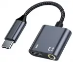 Beline BLNAA01 adapteris USB-C į USB-C | 3.5mm | juodas