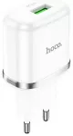 HOCO N3 kelioninis įkroviklis | 18W | QC | USB-A | baltas