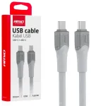 AMiO X111 duomenų perdavimo ir įkrovimo laidas | USB-C į USB-C | 60W | 3m