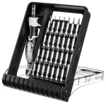 JAKEMY JM-8189A 32in1 Screwdriver with Precision Tweezers (Black)