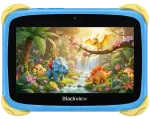 Blackview Link 1 Kids Mini WiFi6 7-inch 1024x600 HD+ 60Hz RK3562 2.0Hz 3GB+32GB 3000mAh Cam 2MP 5MP Stylus glass protector Handle Stand design Android 16 Brave Blue