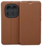 Smart Touch knyginio tipo telefono dėklas Redmi Note 15 Pro 5G rudas
