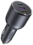 Ugreen EC705 car charger | 130W | PD, QC | 2x USB-C, 1x USB-A | gray