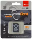 Imro memory card 16GB microSDHC cl. 6 + adapter