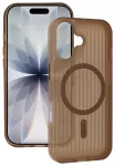 Tel Protect Twist telefono dėklas su MagSafe palaikymu iPhone 17 Pro rudas