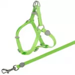 Cat harness with leash - Trixie Cat One Touch Harness with Lead, 26-37cm/10mm, 1.20m