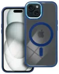 Color Edge Mag telefono dėklas su MagSafe palaikymu iPhone 15 mėlynas