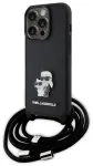 Karl Lagerfeld KLHCP15LSAKCPSK Hard Case Aizmugurējais Apvalks Priek&scaron; Apple iPhone 15 Pro