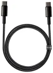 Baseus Tungsten Gold USB-C to USB-C kabelis 100W 1m / melns
