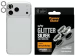 PanzerGlass Hoops Glitter kameros apsauginis stiklas telefonui iPhone 18 Pro | iPhone 18 Pro Max sidabrinis