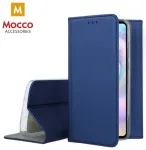 Mocco Smart Magnet Book Case Grāmatveida Maks Telefonam Xiaomi Redmi Note 10 5G / Poco M3 Zils