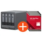 UGREEN NASync DXP4800 Plus NAS sistema 4 lizdų 16TB įskaitant 4x WD WD40EFPX NAS kietieji diskai - 4 TB