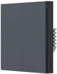 Aqara Smart Wall Switch H1 (No Neutral, Double Rocker) Gray (HomeKit)
