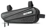WILDMAN traveling bag under the bike frame with zipper 1,2L ES4 black