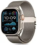 Tech-Protect Milano smartwatch strap for Apple Watch 6/7/8/9/10/SE/Ultra 1/2 (44/45/46/49 mm) | Stainless steel | gray