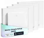 MEROSS MRS105MA-EU Smart Wi-Fi (Matter) Roller Shade Switch (4-Pack)
