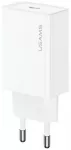 USAMS T69 kelioninis įkroviklis | 30W | PD, QC | USB-C | baltas