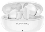 Borofone BW19 TWS 5.3 BT greito susiejimo komforti&scaron;kos ausinės White
