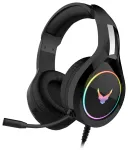 Varr VH6060B Pro Gaming Spēļu Stereo Austiņas ar Mikrofonu / LED / 3.5mm Audio un USB pieslēgumu