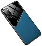 Mocco Lens Leather Back Case Aizmugurējais Ādas Apvalks Priek&scaron; Samsung Galaxy S21 Plus Zils