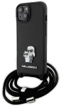 Karl Lagerfeld KLHCP15SSAKCPSK Hard Case Aizmugurējais Apvalks Priek&scaron; Apple iPhone 15