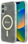 Guess GUHMP16MH4STW Hardcase IML 4G MagSafe Aizsargapvalks priek&scaron; iPhone 16 Plus 6.7" / brūns