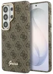 Guess 4G Script MagSafe Case Aizsargapvalks priek&scaron; Samsung Galaxy S26 Ultra / brūns