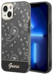 Guess GUHCP14MHGBNHK Hardcase Bandana Paisley Aizsargapvalks priek&scaron; iPhone 14 Plus / 15 Plus 6.7" / melns