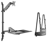 Equip sieninis laikiklis monitoriui 17" - 32" Workstation (650170)