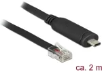 USB kabelis Delock USB-C - RJ-45 2 m Black (63912)