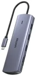 UNITEK 9-in-1 USB-C dokas, HDMI, VGA, SD, RJ45, PD 100W