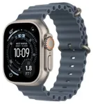 I&scaron;manusis laikrodis Apple Watch Ultra 3 GPS + Cellular 49mm Natural Titanium / Ocean Band Blue (MEWH4QI/A)