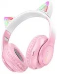 Belaidės ausinės Hoco W42 Cat Ear cherry blossom
