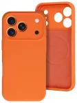MagColor Pure telefono dėklas su MagSafe palaikymu iPhone 16 oranžinis