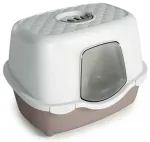 Cat toilet Tres Chic Indoor Filter 56x39x39cm white|light grey