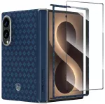 Benks Magnetic Armor Grid Air Grand Combo telefono dėklas su MagSafe palaikymu Samsung Galaxy Z Fold 8 (F971) mėlynas