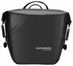 Rockbros AS-003-1BK waterproof bicycle bag with shoulder strap, front/rear mounting, 10-14l - black