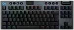 Logitech G915 X Lightspeed TKL belaidė žaidimų klaviatūra GL Clicky QWERTZ DE juoda