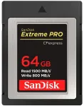 SANDISK Extreme PRO CFexpress Card Type B, 64GB, 1500MB/s Read, 800MB/s Write
